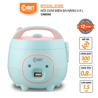 Nồi cơm điện mini nắp gài comet cm8006 - 0.8lít - 300w