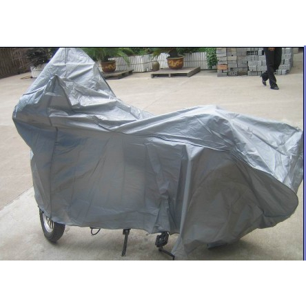 Trùm che xe máy, Bạt phủ ngoài xe máy bảo vệ xe khỏi nắng mưa bụi kích cỡ XL 140*240CM - Hội quán Phượt XTU khuyên dùng