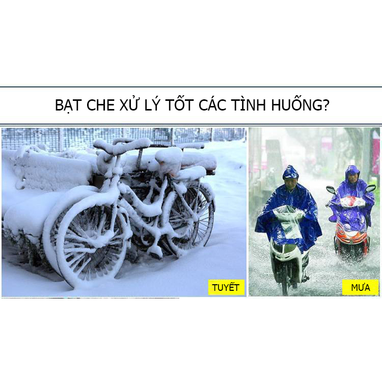 Trùm che xe máy, Bạt phủ ngoài xe máy bảo vệ xe khỏi nắng mưa bụi kích cỡ XL 140*240CM - Hội quán Phượt XTU khuyên dùng