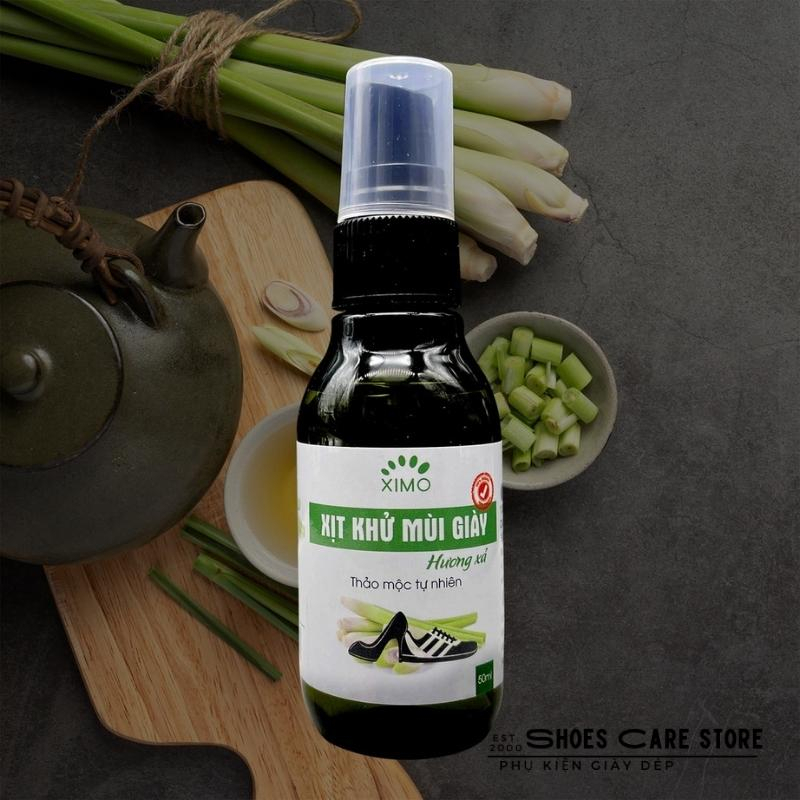 Chai xịt khử mùi giày Hương Quế, Hương xả, Chanh công nghệ Nano Bạc mùi dịu nhẹ thơm đánh tan mùi hôi