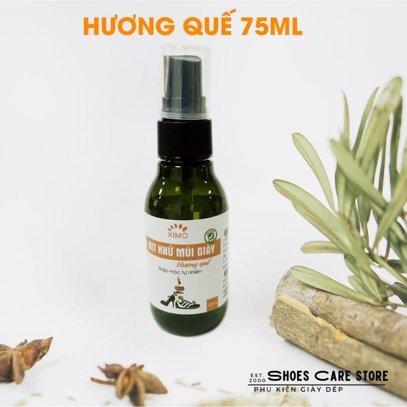 Chai xịt khử mùi giày Hương Quế, Hương xả, Chanh công nghệ Nano Bạc mùi dịu nhẹ thơm đánh tan mùi hôi