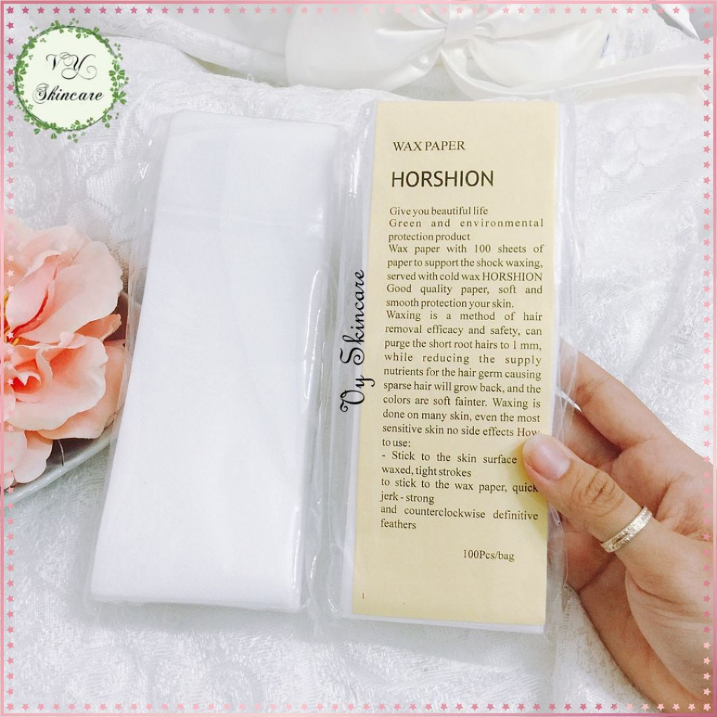 Giấy Wax Lông 100 Miếng Horshion