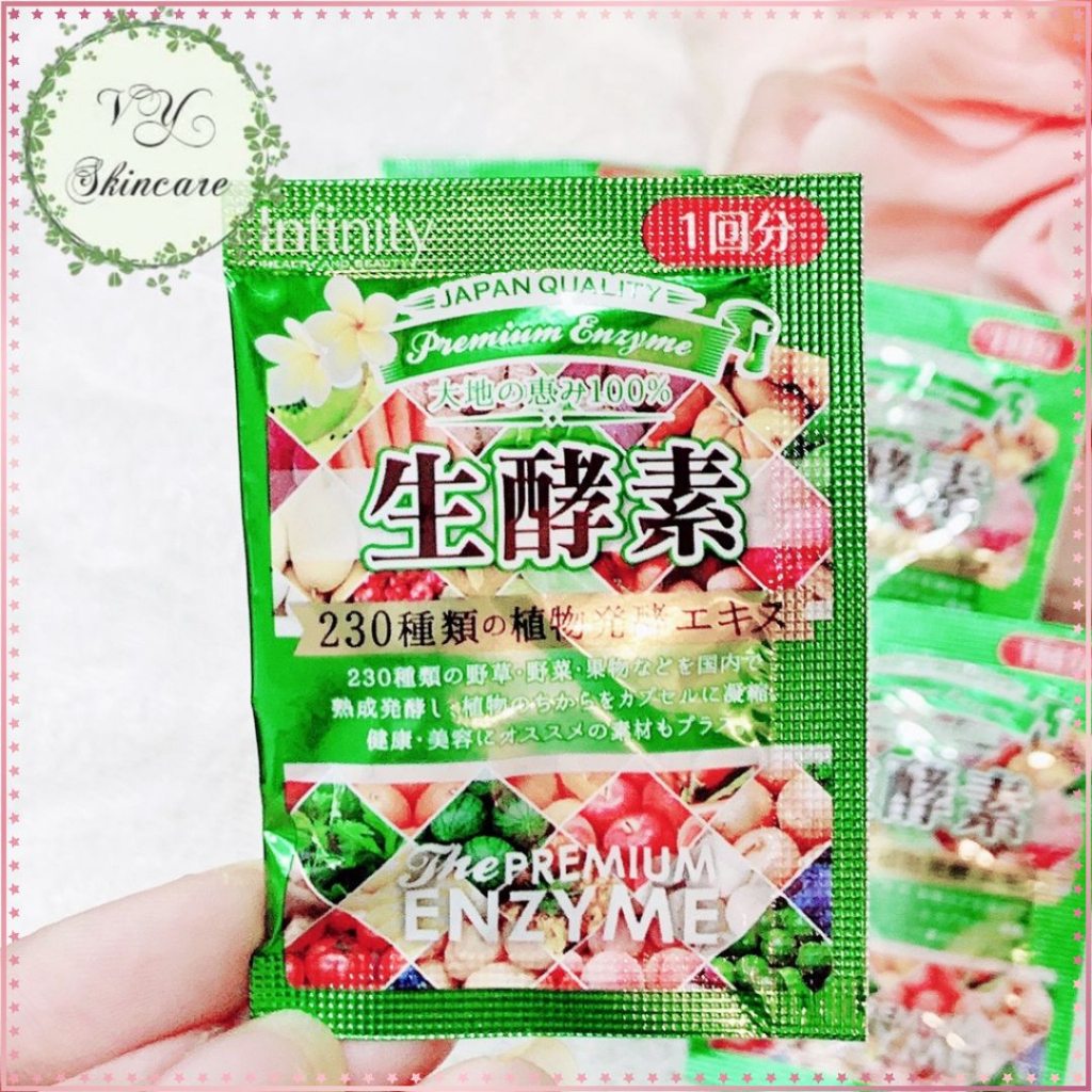 Viên Uống Rau Củ Infinity The Premium Enzyme Chiết Xuất 230 Loại Rau Củ ( Lẻ 1 gói 2 viên )