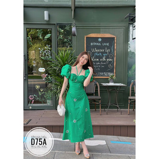Đầm hoa thêu D75A