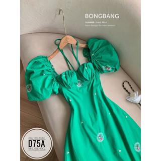 Đầm hoa thêu D75A