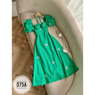 Đầm hoa thêu D75A