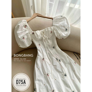 Đầm hoa thêu D75A
