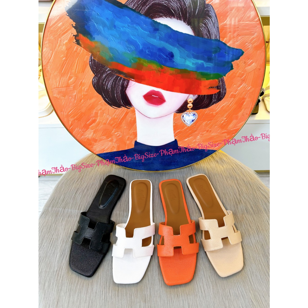 Dép HM BigSize 40-44 Da Mềm Dẻo-Fom Chuẩn-Đế Chống Trượt