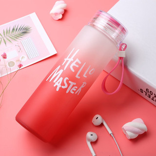 Bình nước thủy tinh Hello Master 400ml
