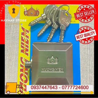 Khóa chụp khoen cửa vương niệm inox chống cắt - chống va đập - hayhaystore