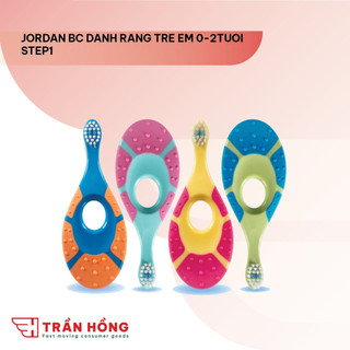 Combo 2 bàn chải bé jordan step 1