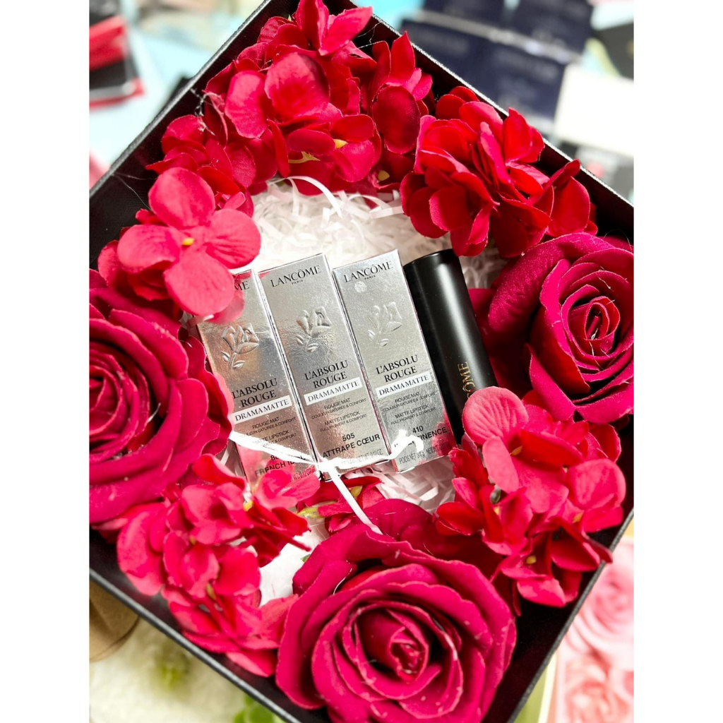 Son kem lì L’Absolu Rouge Drama Ink Full size 6ml, Son Lì Cao Cấp Chính Hãng, Bống cosmestics