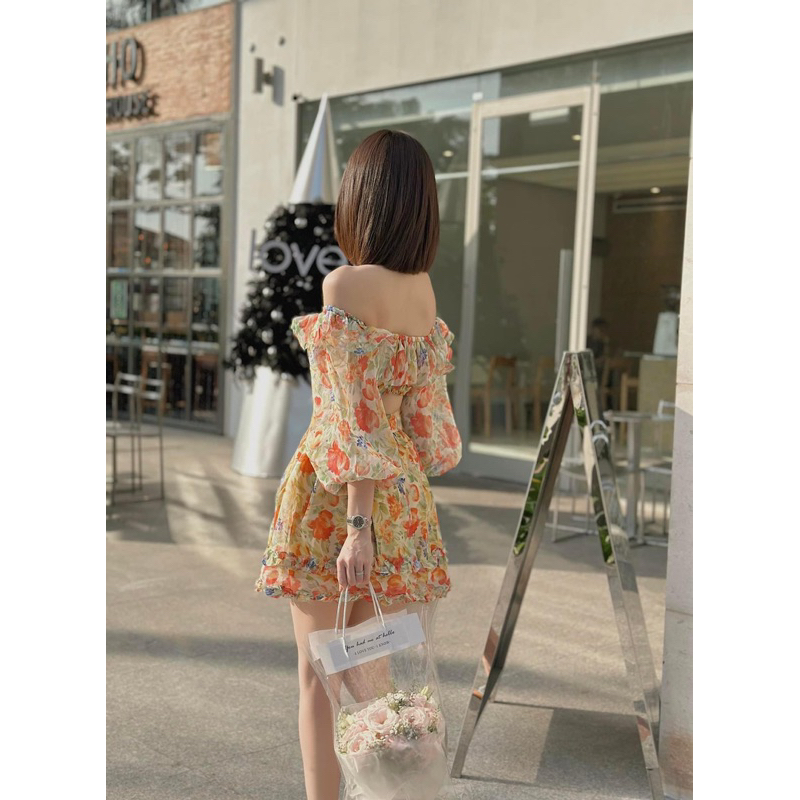 ĐẦM HOA NHÍ BÈO KHOÉT EO 2M BIGSIZE