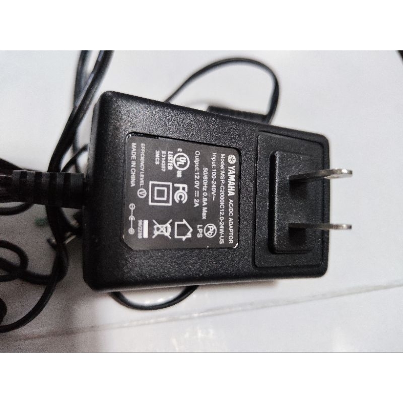 Cục nguồn đàn organ Yamaha 12V-2A chuyền dùng đàn organ yamaha psr e223, e243, e253, e263, e273, e 3