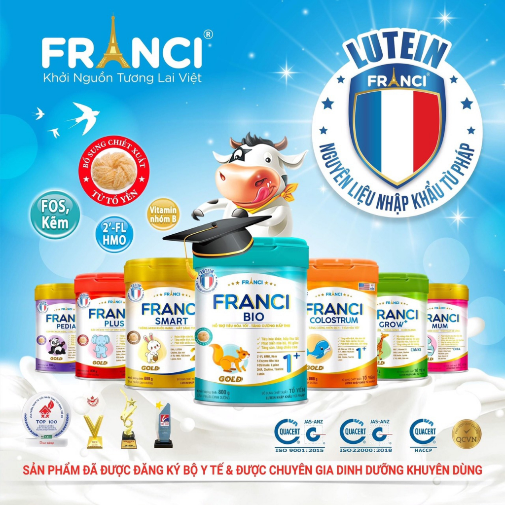 Franci Pedia lon 900g Giúp bé ăn ngon tăng cân hiệu quả
