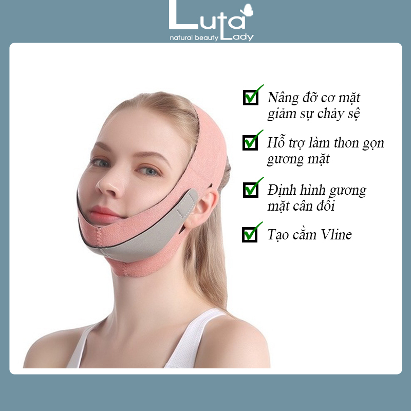 Đai Nâng Cơ Mặt Tạo Hình Vline, Đai Nâng Định Hình Cơ Chống Chảy Sệ Thon Gọn Khuôn Mặt