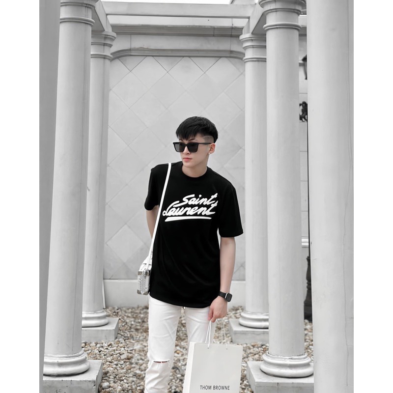 Áo phông nam nữ thêu da