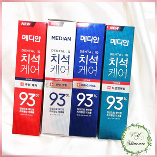 Kem đánh răng Hàn Quốc trắng răng MEDIAN DENTAL IQ 93% 120g sáng bóng