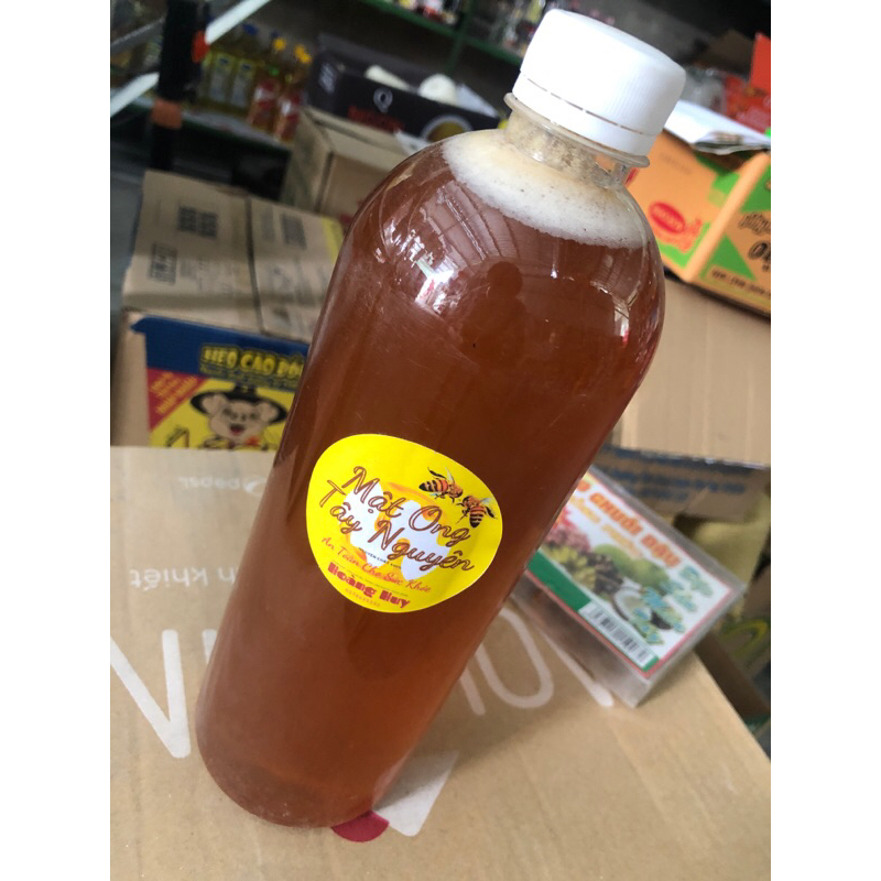 Mật ong rừng tây nguyên Hoàng Huy nguyên chất 100% chuẩn 1,4kg