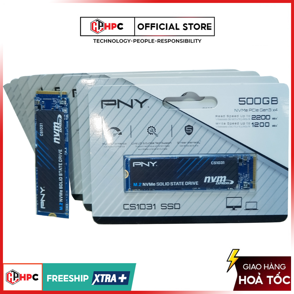 Ổ Cứng SSD PNY 500GB CS1031 NVMe Gen3x4