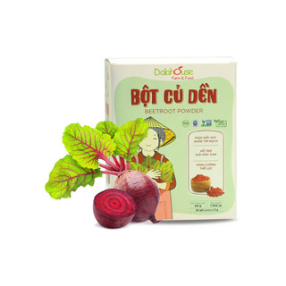 Bột củ dền đỏ nguyên chất sấy lạnh hộp 60gr - Bột củ dền đỏ hữu cơ nấu cháo cho bé ăn dặm và người già…
