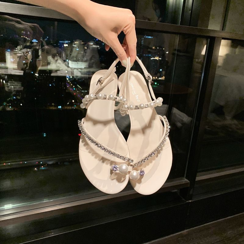 Giày Sandal Da PU Dây Đá Phong Cách Hàn Quốc❤️