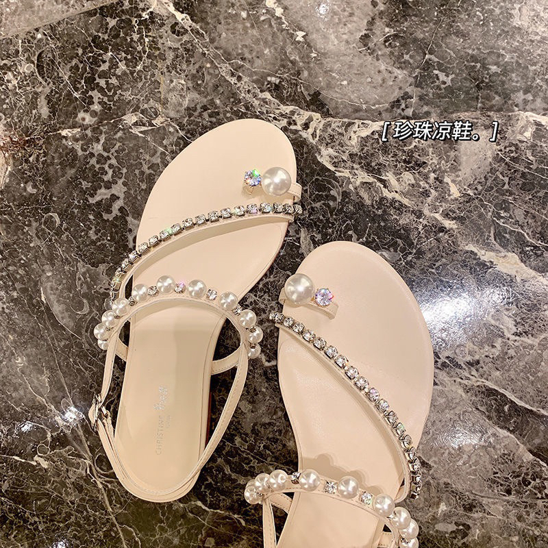 Giày Sandal Da PU Dây Đá Phong Cách Hàn Quốc❤️