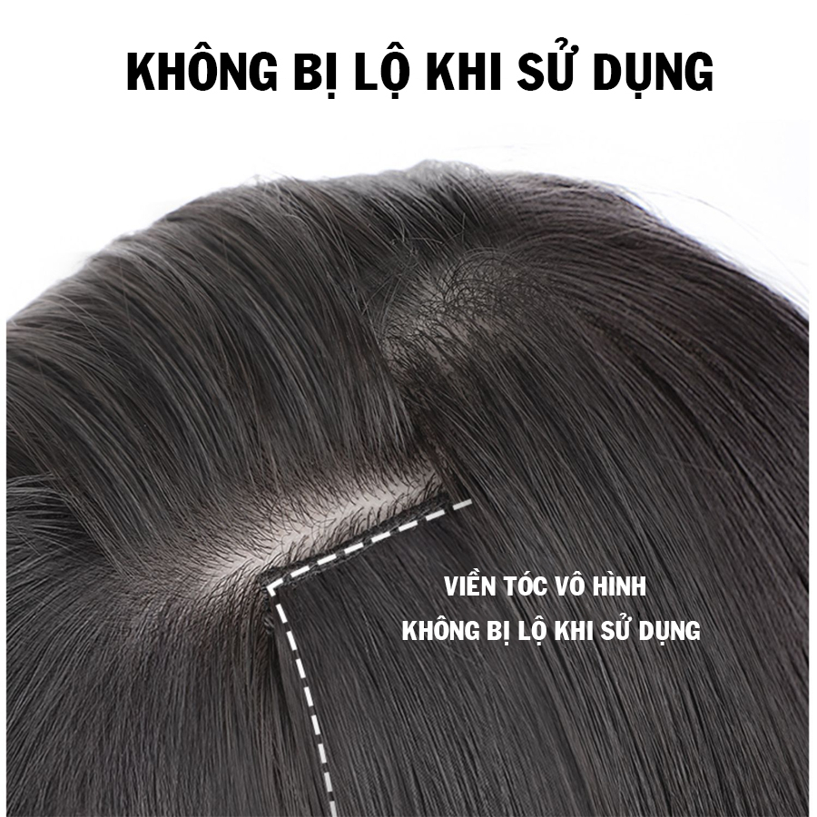 Tóc Giả Kẹp Xoăn LIGHT Sét 3 Dải Kẹp Xoăn Light Xám Khói Phong Cách Cá Tính