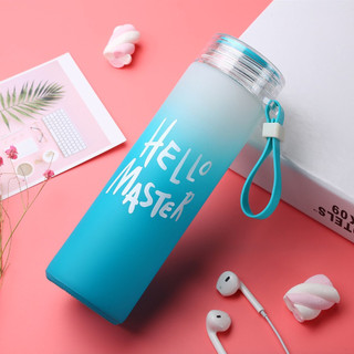 Bình nước thủy tinh Hello Master 400ml