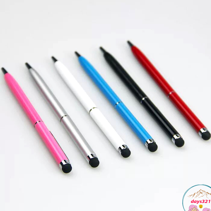 Bút cảm ứng 2 trong 1 dùng cho máy tính bảng điện dung Android pad, giao hành hỏa tốc 1-2h, giá cực hấp dẫn 1 đầu có thể
