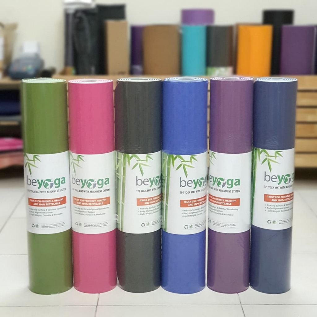Thảm yoga định tuyến TPE 6mm beYoga