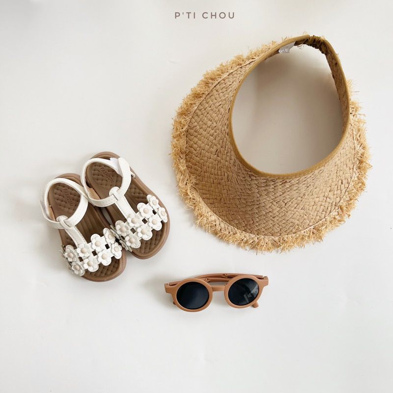 Giày búp bê sandal cho bé gái P'ti chou