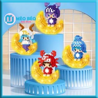 Mô hình lắp ráp 12 cung hoàng đạo phát sáng - Mèo Béo Kids Store