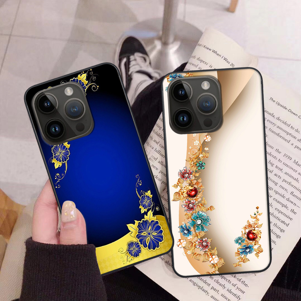 Ốp Iphone 14 / 14 PRO / 14 PRO MAX in hình hoa họa tiết siêu đẹp, sang trọng, quý phái