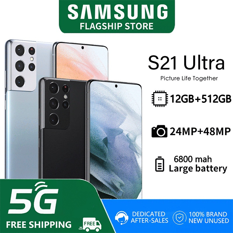điện thoại Galaxy S21 6.1inch 12GB + 512GB sim kép giá rẻ sinh viên giá rẻ hỗ trợ 5G wifi điện thoại COD
