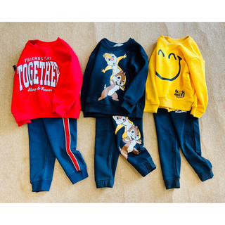 Set bộ nỉ H&M bé trai dư xịn