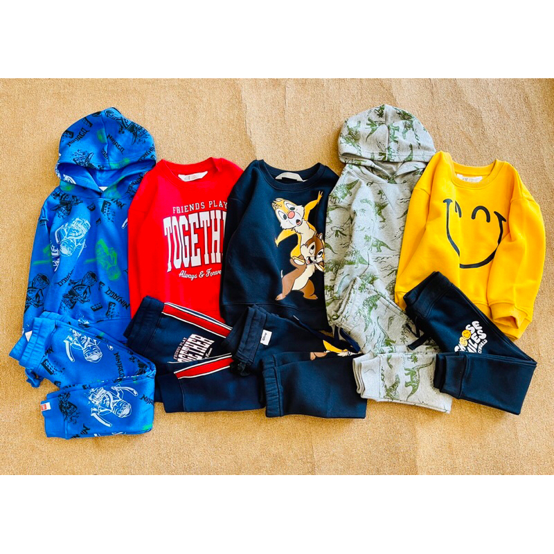 Set bộ nỉ H&M bé trai dư xịn