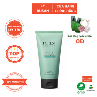 [CÓ BILL HÀN] Sữa rửa mặt Innisfree Forest For Men Shaving & Cleansing Foam 150ml