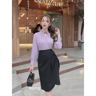 áo sơ mi cổ đức choker 4 màu