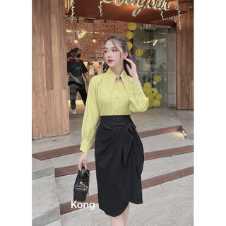 áo sơ mi cổ đức choker 4 màu