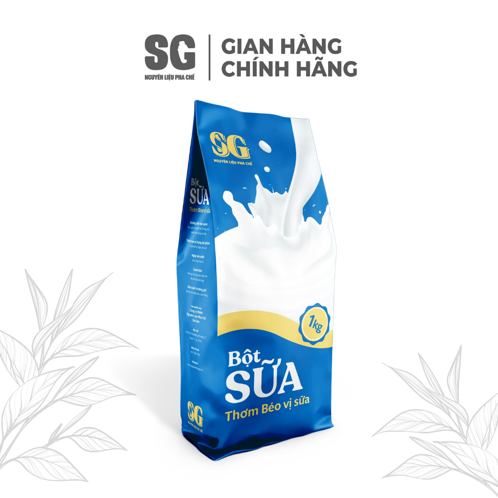 Bột Sữa Béo Pha Trà Sữa Đậm Vị | Túi 1kg | Đa Ứng Dụng Đa Dạng trong Pha Chế Đồ Uống | Nguyên Liệu Pha Chế SG