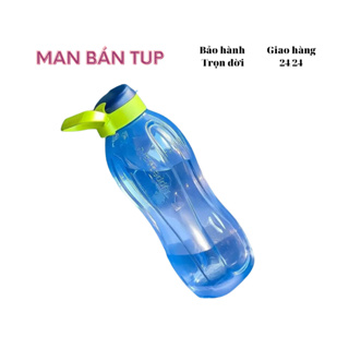 Bình nước Tupperware Eco 1,5 lít màu xanh đen, nắp vặn