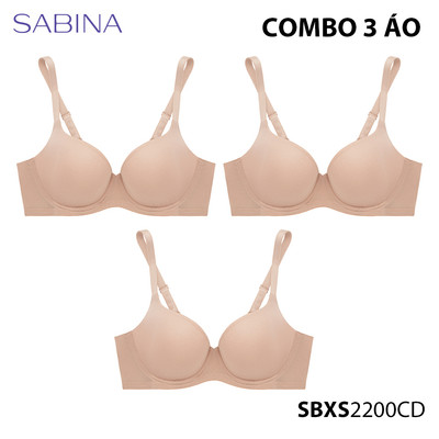 Combo 3 Áo Lót Mút Đệm Mỏng Màu Trơn Thời Trang Sixnature By Sabina SBXS2200