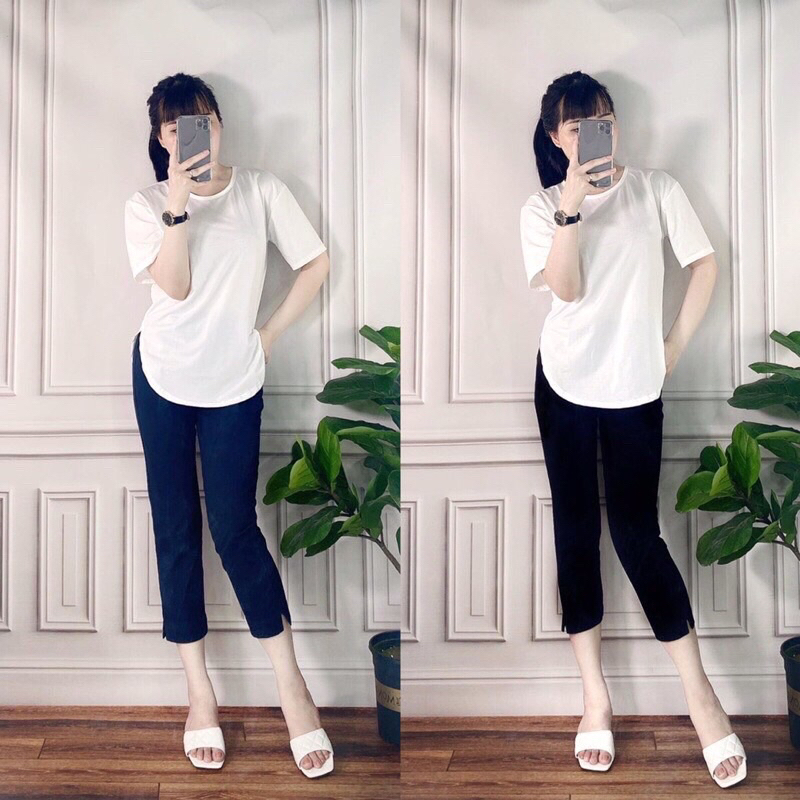 QUẦN BAGGY KAKI NỮ 9 TẤC LƯNG THUN THANH LỊCH, THOẢI MÁI.