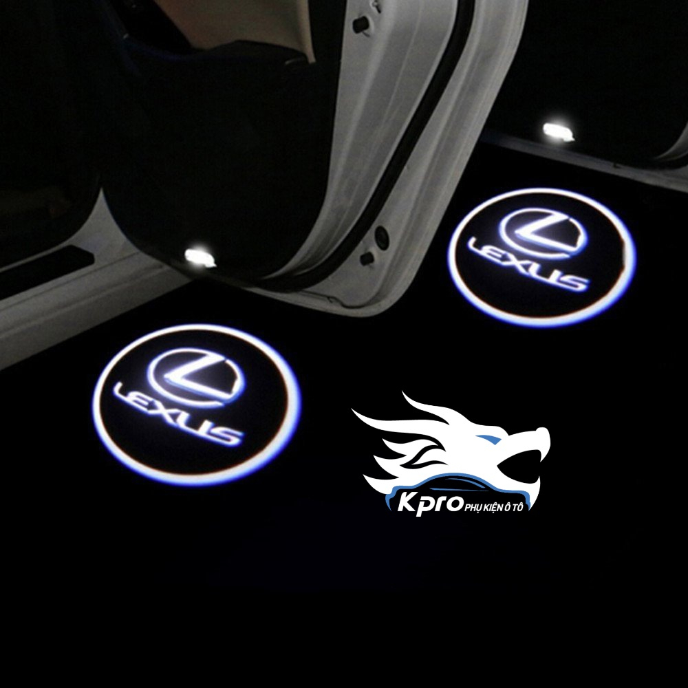 Bộ 2 đèn led logo gắn cửa ô tô, xe hơi  - Hàng Kpro chất lượng cao