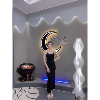D278 - Đầm Body Sọc Dây Lưng X