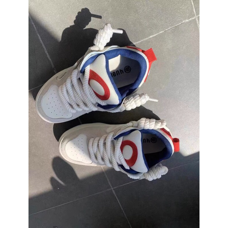 GIÀY SNEAKER GIÀY THỂ THAO MIX DÂY TO ĐẾ CAO 3cm- giày đặt 15 ngày mới có hàng- kèm ảnh thật