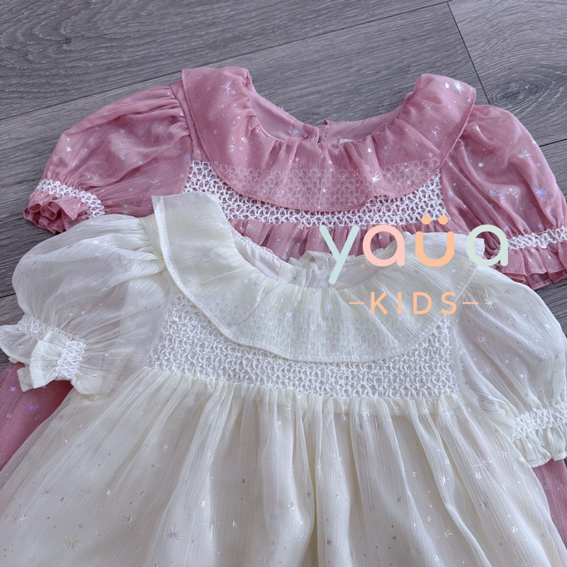 Yauakids - Váy voan smock liebe