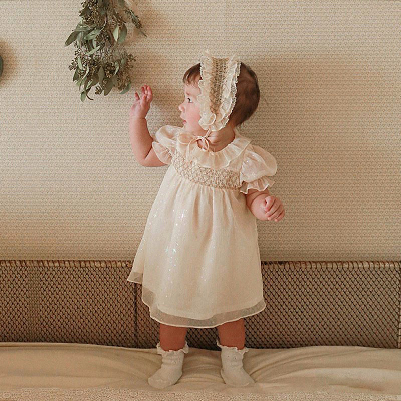 Yauakids - Váy voan smock liebe