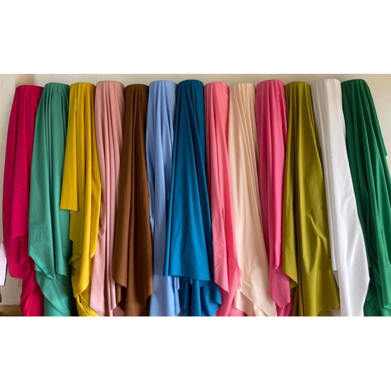 Vải thô nến màu trơn